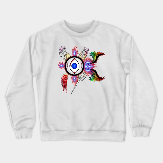 Castiel's True Form or something Crewneck Sweatshirt by dangerbeforeyou